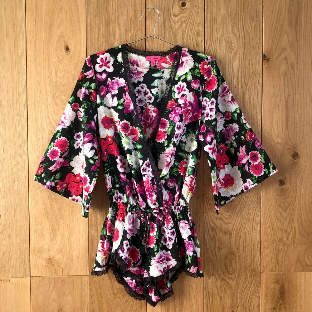 NWOT Betsey Johnson Romper Lingerie